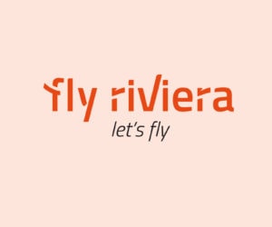 Logo Flyriviera identité visuelle